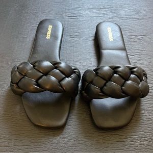 NEW Express Braided One Band Sandals